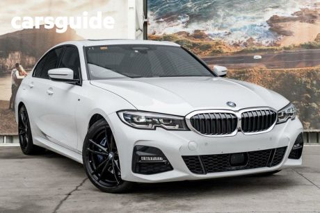 White 2019 BMW 330I Sedan M-Sport