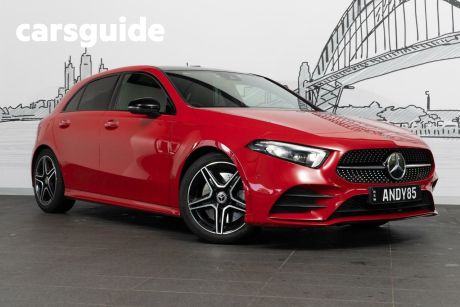 Red 2019 Mercedes-Benz A250 Hatchback 4Matic Limited Edition