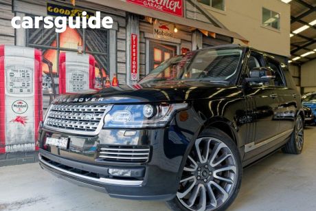 Black 2016 Land Rover Range Rover Wagon Autobiography 5.0 V8 SC LWB