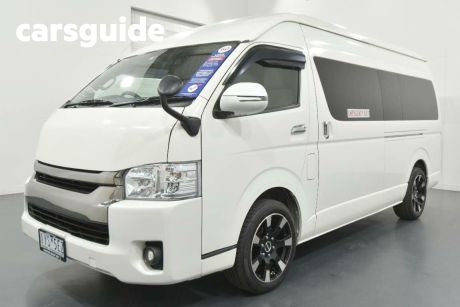 White 2015 Toyota HiAce Commercial 3.0L 2WD DIESEL 4 SEATER