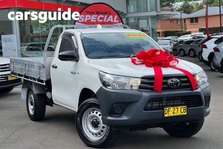 White 2023 Toyota Hilux Cab Chassis Workmate HI-Rider (4X2)