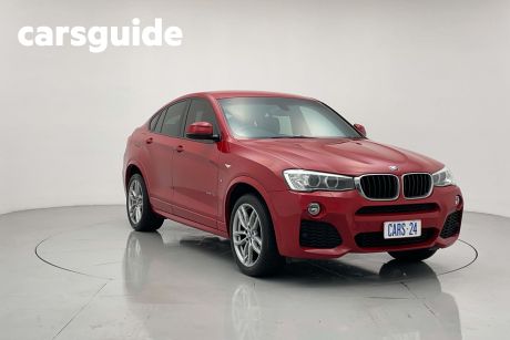 Red 2015 BMW X4 Coupe Xdrive 20D