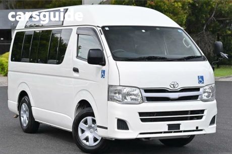White 2011 Toyota HiAce Commercial Welcab