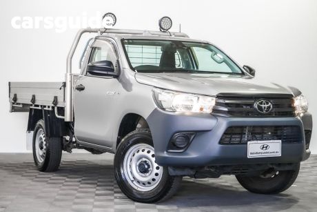 Silver 2021 Toyota Hilux Cab Chassis Workmate HI-Rider (4X2)
