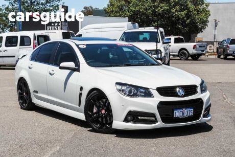 White 2015 Holden Commodore Sedan SS-V Redline