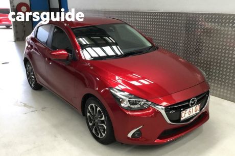 Red 2019 Mazda Mazda2 Hatch