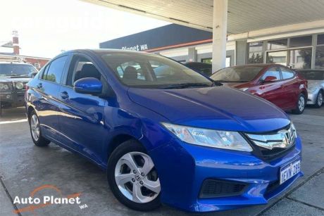 Blue 2015 Honda City Sedan VTI-L