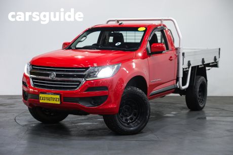 Red 2018 Holden Colorado Cab Chassis LS (4X4)