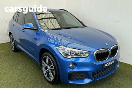 Blue 2017 BMW X1 Wagon Sdrive 18D