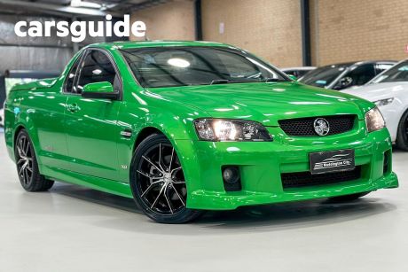 Green 2008 Holden Commodore Utility SS
