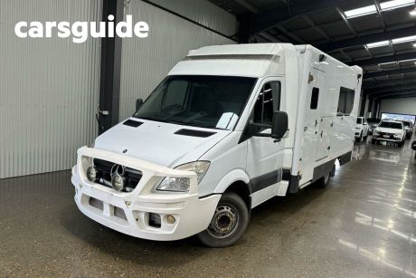 White 2010 Mercedes-Benz Sprinter Commercial 519CDI High Roof LWB