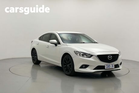 White 2016 Mazda 6 Sedan Sport