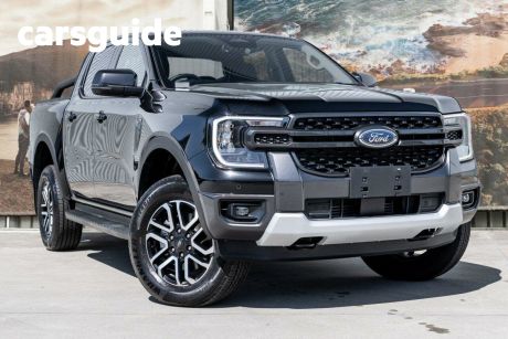 Black 2023 Ford Ranger Double Cab Pick Up Sport 2.0 (4X4)