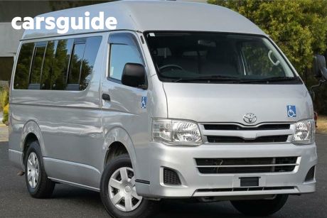 Silver 2012 Toyota HiAce Commercial Welcab