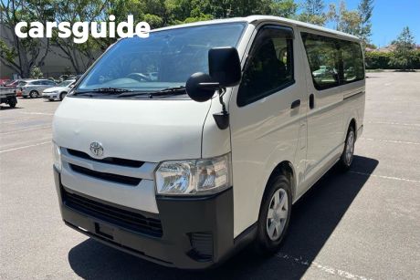White 2016 Toyota HiAce Commercial