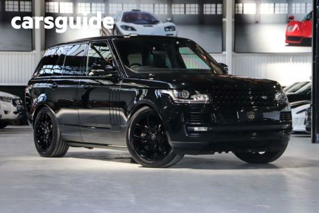 Black 2015 Land Rover Range Rover Wagon Autobiography 5.0 V8 SC