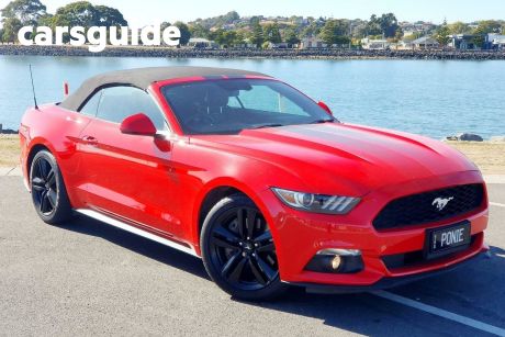 Red 2015 Ford Mustang Convertible 2.3 Gtdi