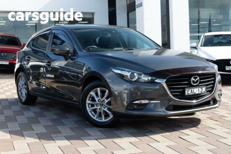 Grey 2018 Mazda 3 Hatchback Maxx Sport (5YR)