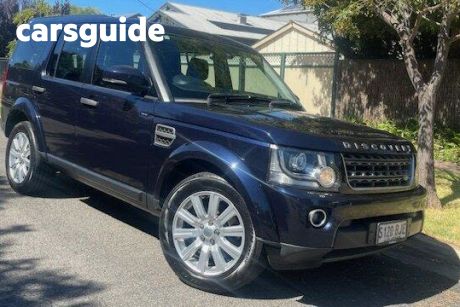 Blue 2014 Land Rover Discovery 4 Wagon 3.0 TDV6