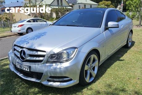 Silver 2011 Mercedes-Benz C250 Coupe CDI BE