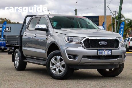Silver 2021 Ford Ranger Double Cab Chassis XLT 2.0 (4X4)