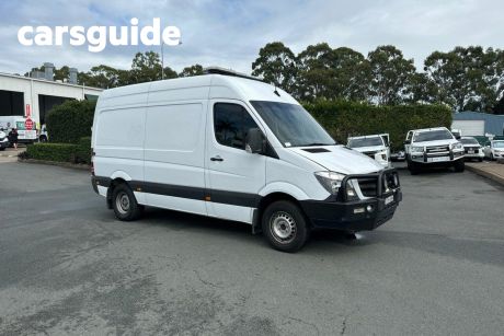 White 2018 Mercedes-Benz Sprinter Commercial 416CDI Low Roof MWB 7G-Tronic