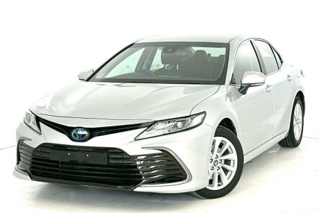 Silver 2022 Toyota Camry Sedan Ascent Hybrid