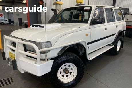 White 1991 Toyota Landcruiser Wagon (4X4)