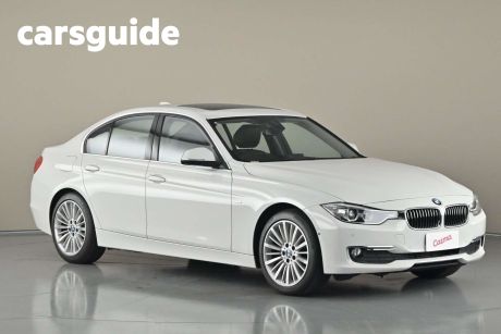 White 2014 BMW 320D Sedan Luxury Line