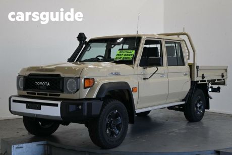 Gold 2024 Toyota Landcruiser 70 Series Double Cab Chassis LC79 GXL