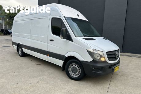 White 2016 Mercedes-Benz Sprinter Commercial 313CDI High Roof LWB 7G-Tronic