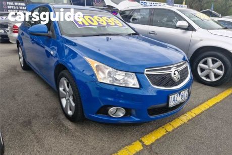 Blue 2014 Holden Cruze Hatchback Equipe