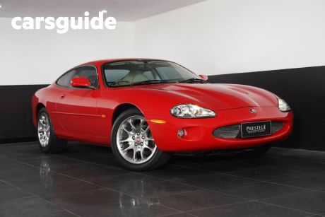 Red 1998 Jaguar XKR Coupe Classic