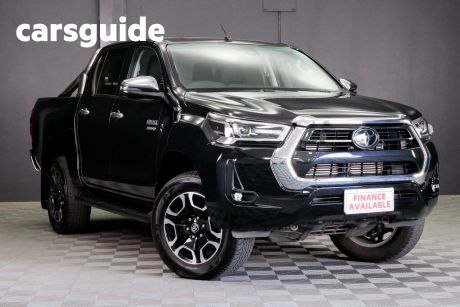 Black 2020 Toyota Hilux Double Cab Chassis SR5 (4X4)