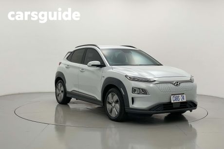 White 2020 Hyundai Kona Wagon Elite Electric