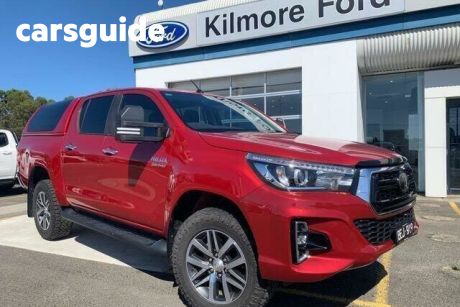 Red 2019 Toyota Hilux Double Cab Pick Up SR5+ (4X4)
