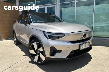 Silver 2023 Volvo XC40 Wagon Recharge Twin Pure Electric