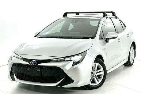 Silver 2019 Toyota Corolla Hatchback Ascent Sport (hybrid)