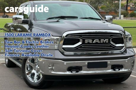Grey 2018 Ram 1500 Crew Cab Utility Laramie (4X4) 885KG