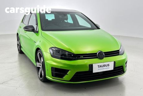Green 2016 Volkswagen Golf Hatchback R