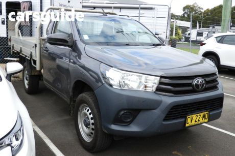 Grey 2019 Toyota Hilux Cab Chassis Workmate HI-Rider
