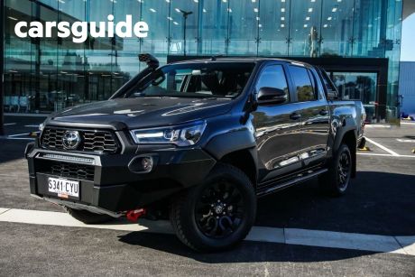 Grey 2021 Toyota Hilux Double Cab Pick Up Rugged X (4X4)