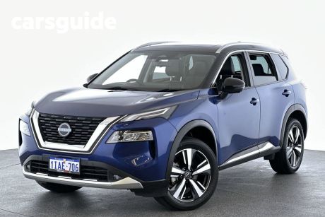 Blue 2022 Nissan X-Trail Wagon TI-L (4WD)