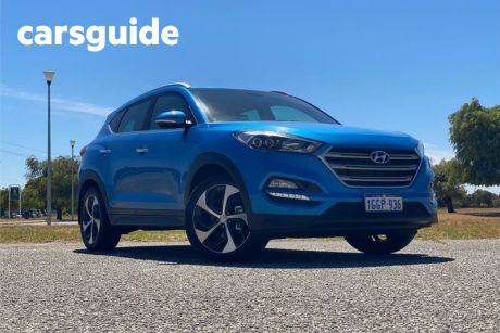 Blue 2017 Hyundai Tucson Wagon Elite (fwd)