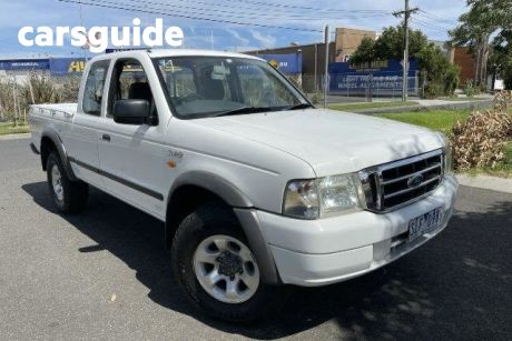 White 2003 Ford Courier Super Cab Pickup XL (4X4)