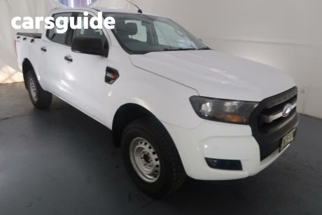 White 2017 Ford Ranger Crew Cab Pickup XL 2.2 HI-Rider (4X2)