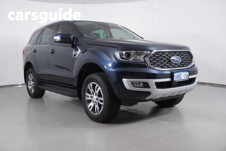 Blue 2022 Ford Everest Wagon Trend (4WD)