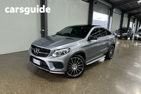 Silver 2015 Mercedes-Benz GLE450 Coupe AMG 4Matic
