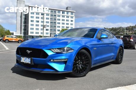 Blue 2021 Ford Mustang Fastback GT 5.0 V8