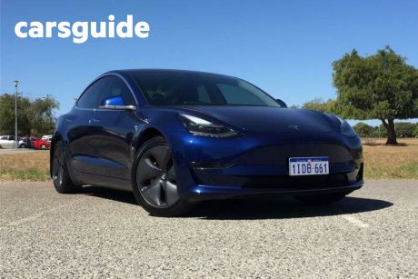 Blue 2019 Tesla Model 3 Sedan Standard Range Plus
